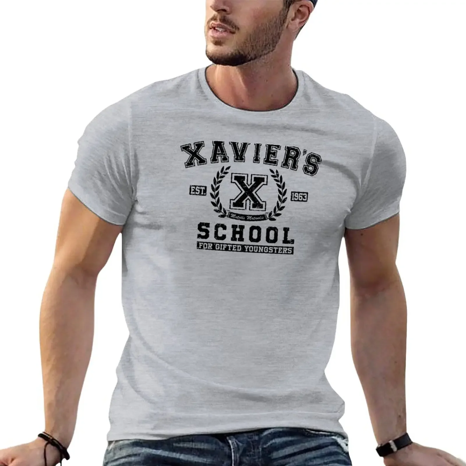 

New Xavier School Vintage (Dark Print) T-Shirt Oversized t-shirt funny t shirts summer top mens workout shirts