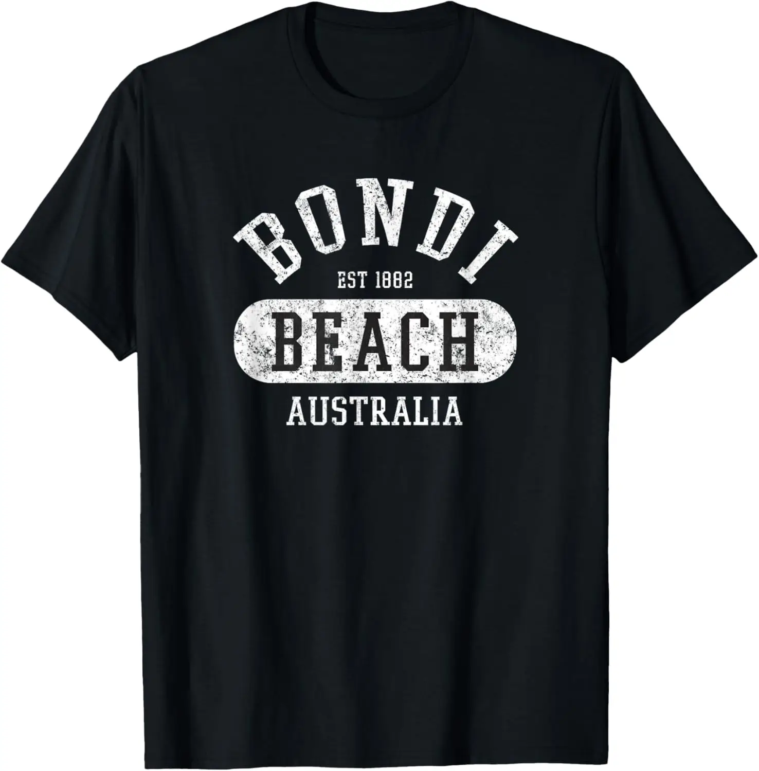 

Vintage College Style Bondi Beach Australia Graphic Design T-Shirt