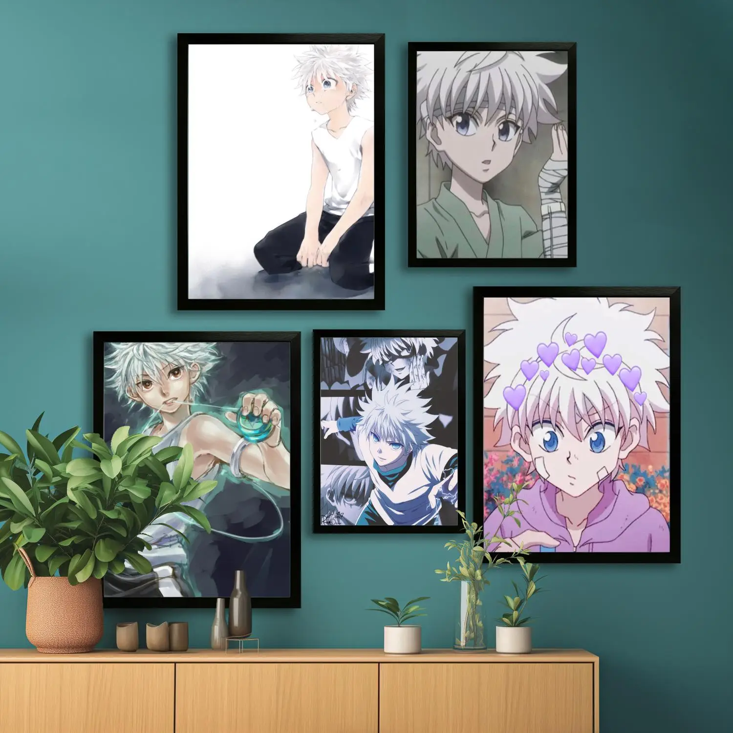 killua Canvas Art Poster, Wall Art, Picture Print, Modern Family, Bedroom Decor, Posters,Decorative painting