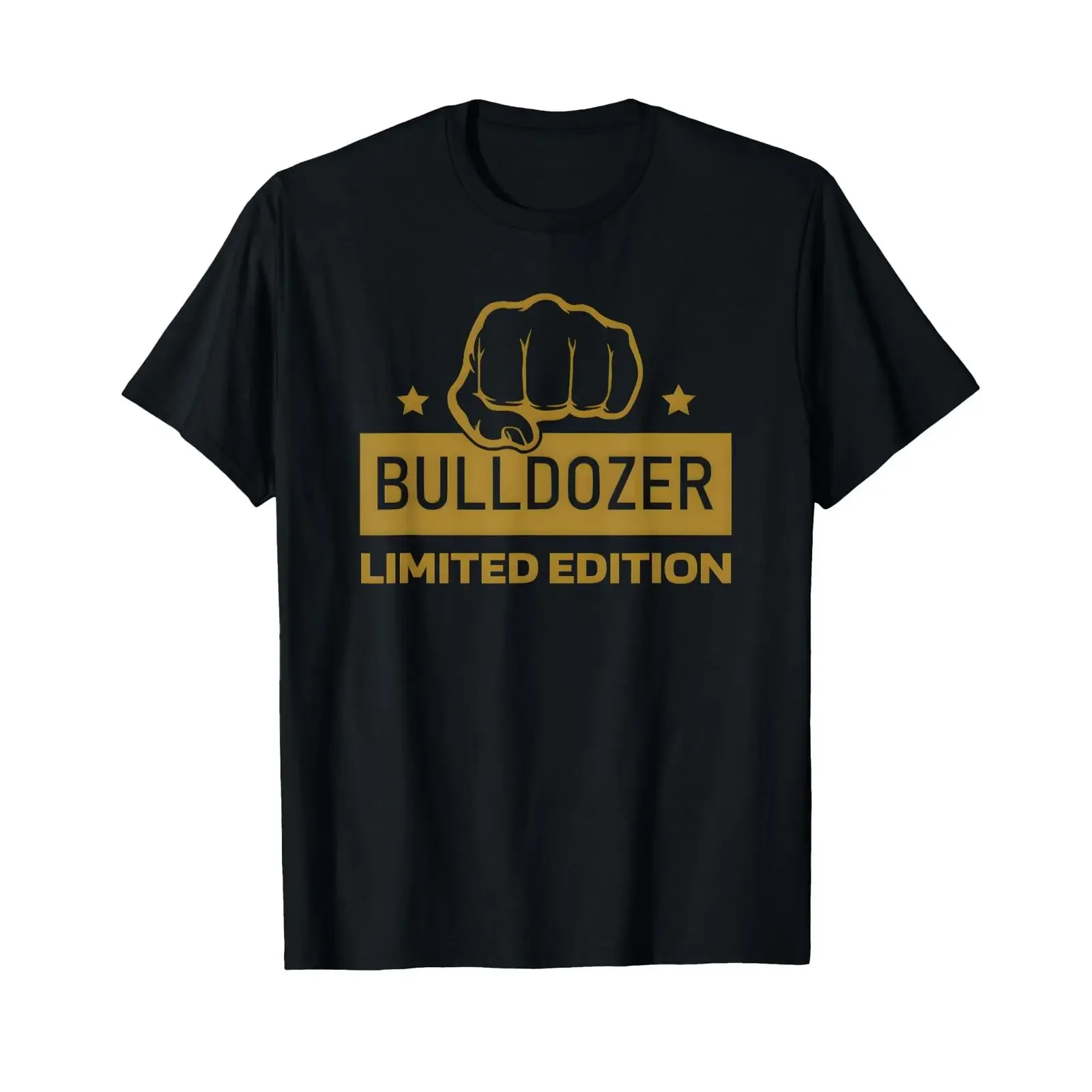 Bulldozer Power Strong Fist Construction Work Design T Shirt vintage Washed Stylish Casual Stretched designer clothes Slightly