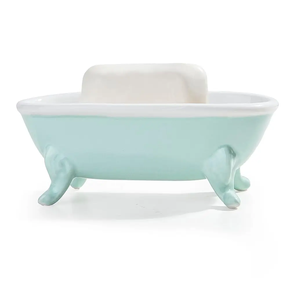 

Керамическая мини-мыльница-подставка для мыла в форме лапки дракона, 6,7 дюйма, декоративный держатель для мыла, подставка для губки для душа, ванной комнаты