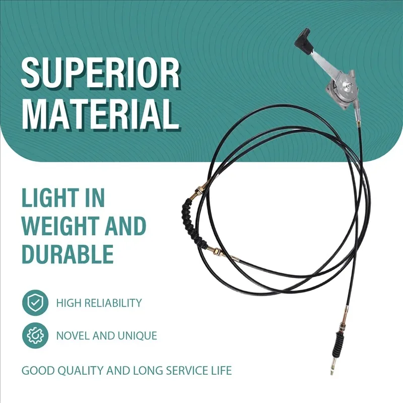 910/48800 Throttle Cable Assy with Lever Accelerator Parts Spare PartsAU34-For JCB 2CX/3CX/4CX/3CS/4CN Backhoe Loader