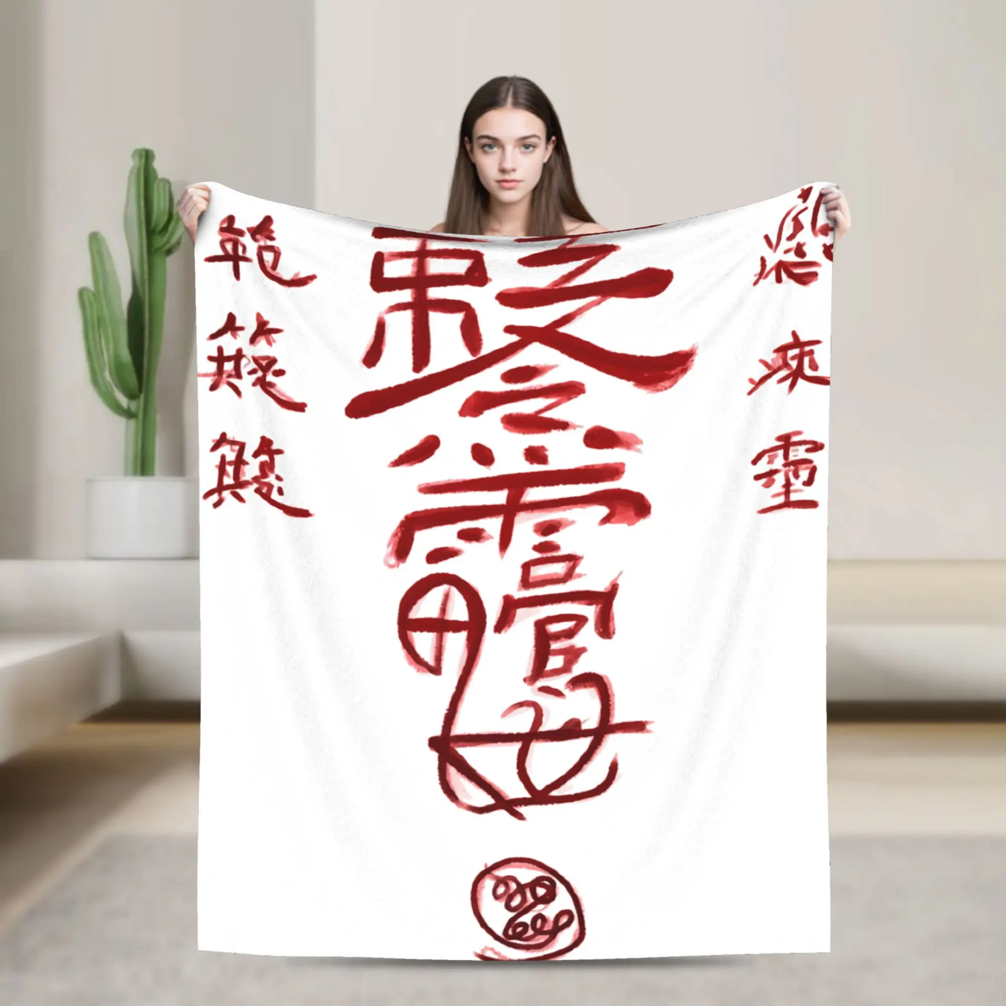 Warm Soft Blanket Camping WangXian Bunny Mo Dao Zu Shi The Untamed Throw Blanket  Flannel Bedspread For Couch Bed Sofa Bed Cover