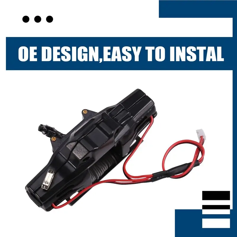 AS96-Simulación de cabrestante de Metal de doble Motor simulado para 1/10 para 1/8 coche trepador de control remoto Axial SCX10