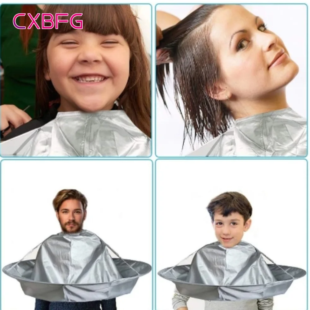 Creative Hairdressing Cape DIY Hair Cutting Cloak Apron Neck Cloak Haircut Capes Gift for Barber Styling Tools Salon Accessories