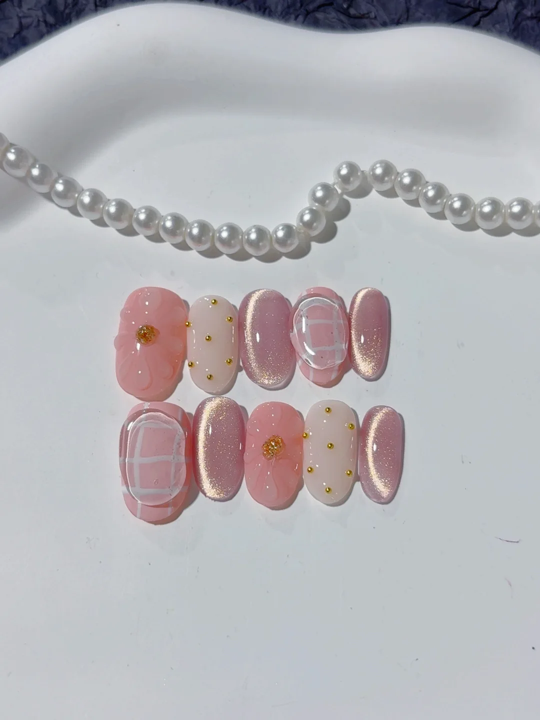 

Water Drop Cat Eye Simple Fashionable Wearable Manicure (C401)