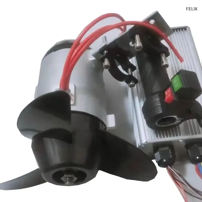 12V 24V 48V Brushless Underwater Propeller + Controller Propeller Underwater Propulsion System Complete Set 1000W