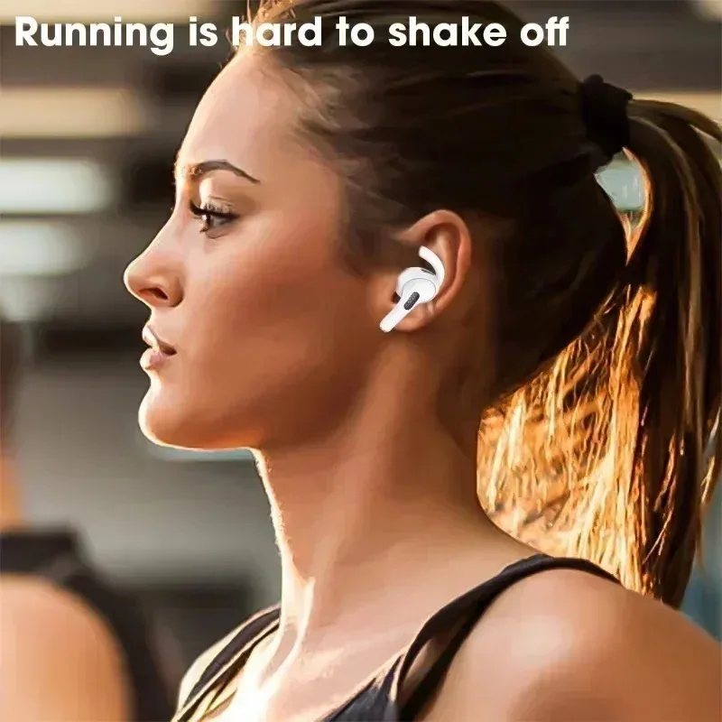 Replacement in-Ear Earplug for Apple AirPods Pro with Anti Slip Earhooks Protector for Earphone Soft Silicone Eartip Earbuds Cap