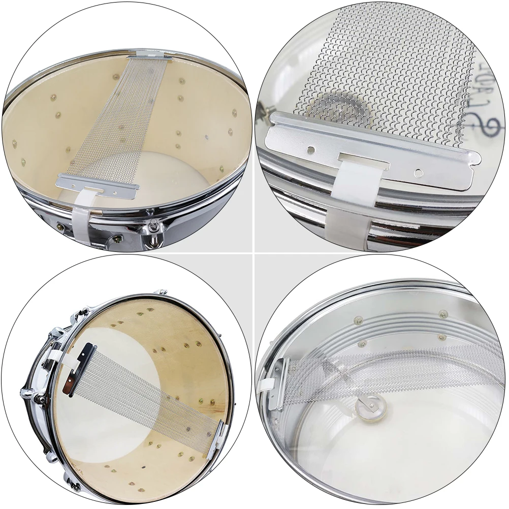 

1 pc Snare Wire 30 Strands Stainless Steel Sand Belt For Snare Drum Durable Corrosion Resistant Sound Enhancement Belt