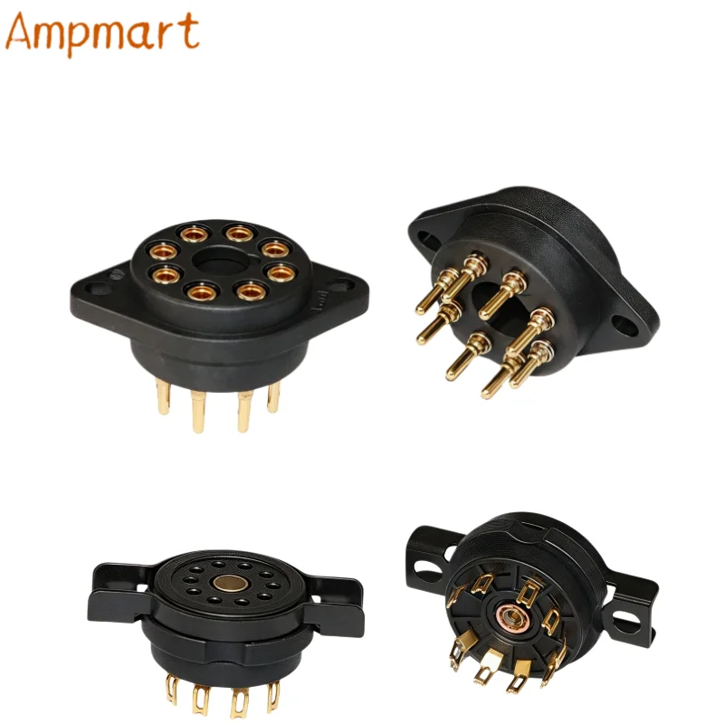 soquete-de-tubo-banhado-a-ouro-4b-8b-9b-compativel-com-kt88-300b-el34-12ax7-101d-acessorios-para-amplificador-de-Audio-vintage