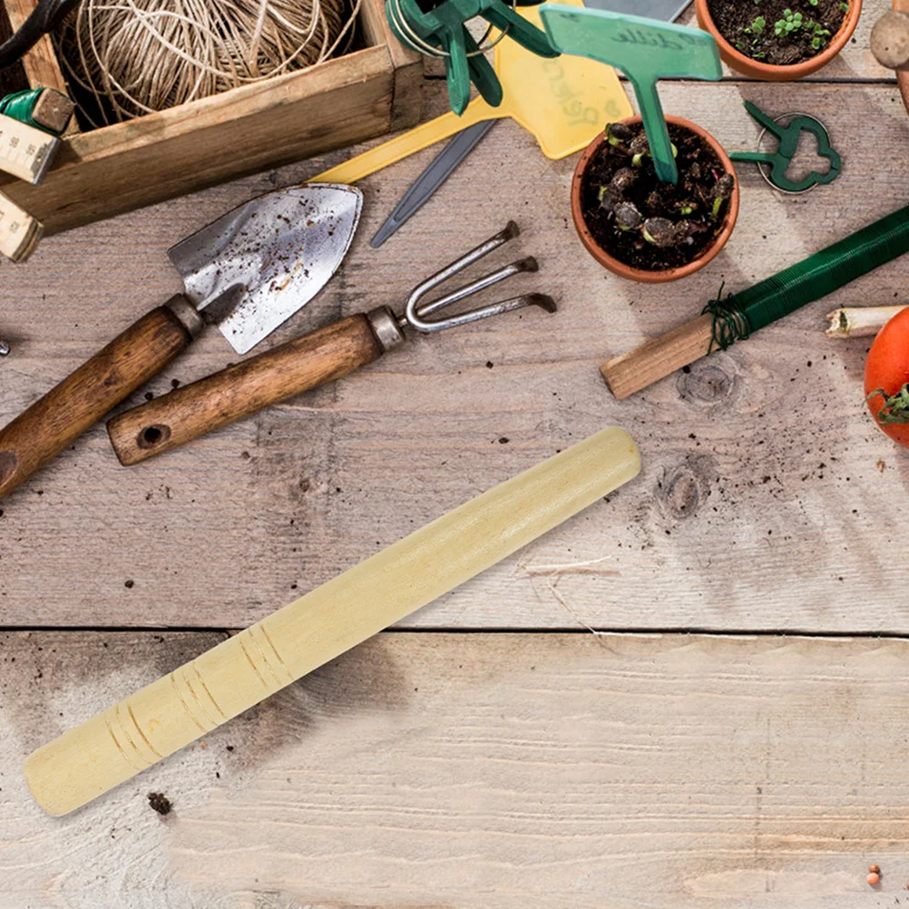 

1pcs Long Wooden For Shovels Hoes Axes Garden Tools Replacement Farm Tool Handle Wood Handle For Gardening Farming Tool