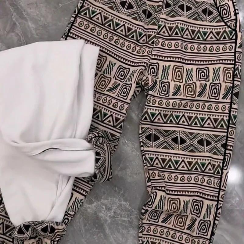 Pantalones de pijama de barril recto suelto para mujer, pantalones con bandas en el tobillo, tipo grueso, se pueden usar al aire libre, otoño e invierno, nuevo estilo