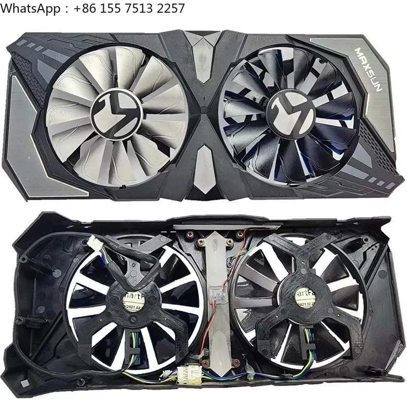 Applicable to MAXSUN Mingxuan 2060 2060S Terminator graphics card fan original original dismantling hole distance 4.0CM model