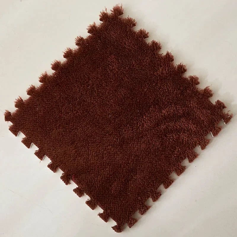 30*30 CM Zachte Pluche Kinderen Kids Tapijt Speelkleed Puzzel Tapijt Warm Speelmat Grijpende Oefening Tegels Vloer tapijt Decoratie Mat