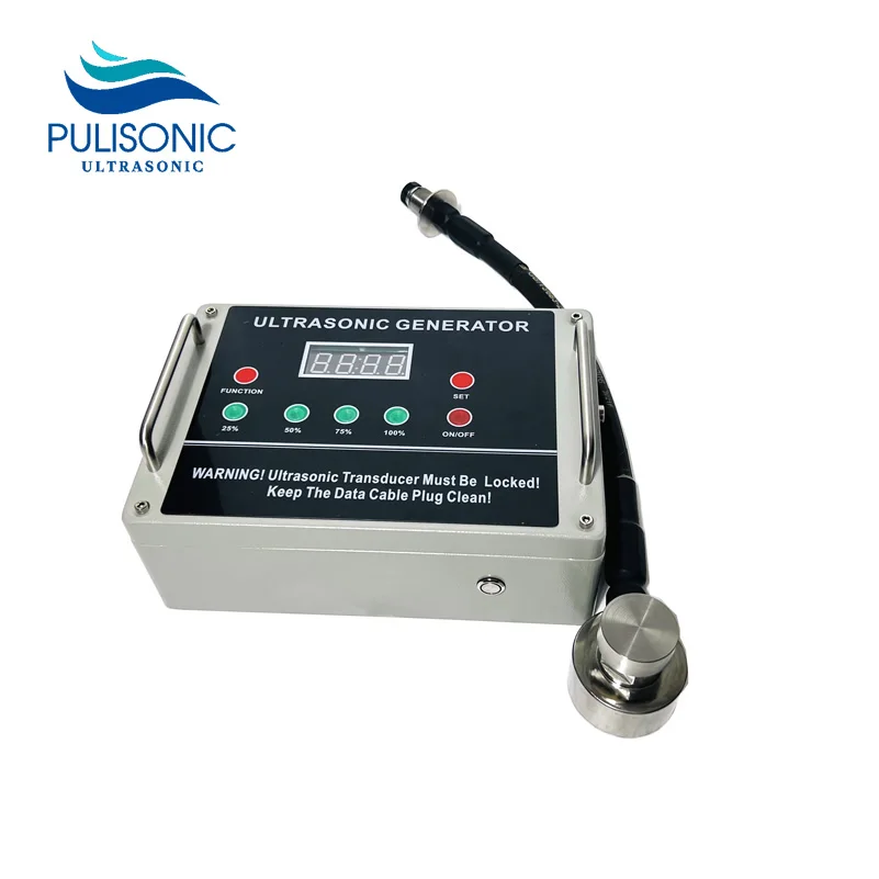 

33khz 100W Ultrasonic Vibration Generator With Transducer For Silicon Dioxide Powder Vibro Screen Machine Flow Thru Separator