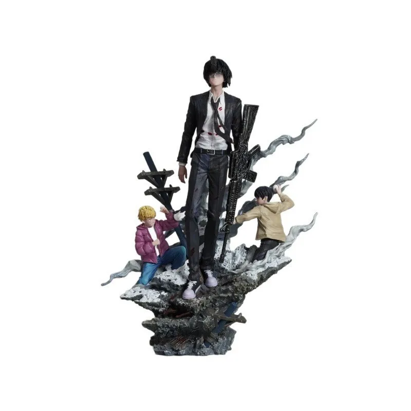 Chainsaw Man Gun Devil Devil Hunter Gk Anime Figure Resin Statue Desktop Decoration Ornament For Anime Fans Collection Gift