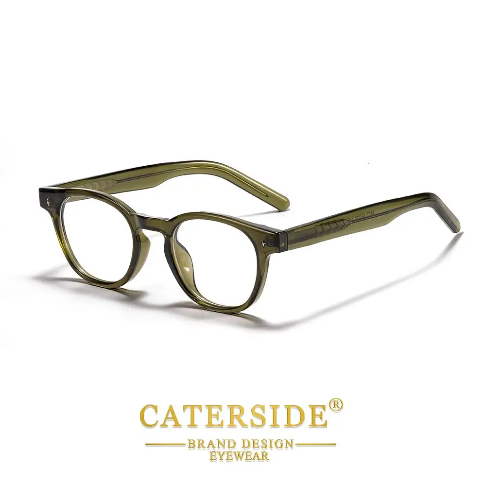 CATERSIDE Retro Herren-Brillenhalter Tr-90 Quadratische Modische Anti-Blaulicht-Brille Damen Business Freizeit Urlaubsgeschenk Brille – Detail 9