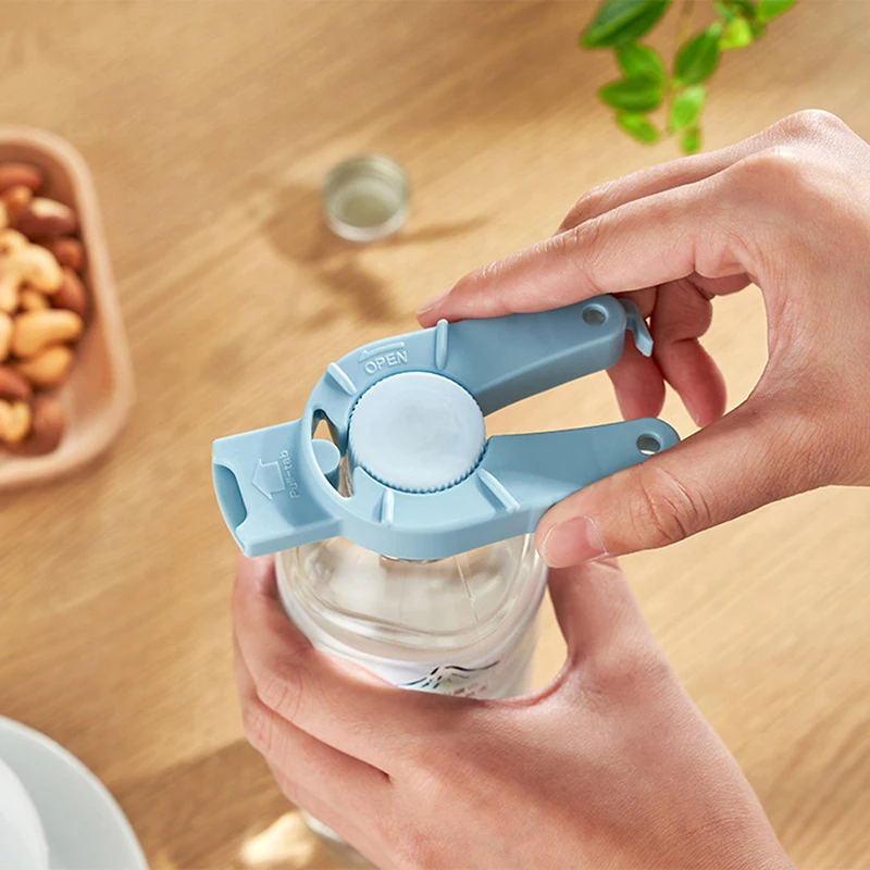 1PC Bottle Opener Easy Grip  Opener Multifunctional Plastic Manual Non-slip Canned Drink Creative Kitchen Gadgets Twist Off Lid