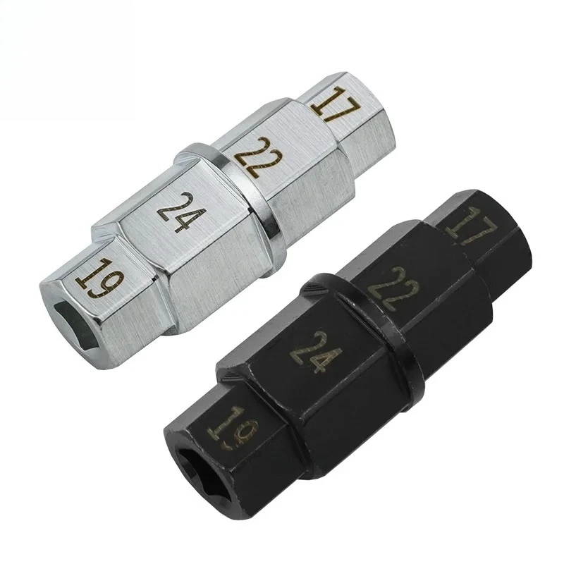 

Hex Axle Tool Universal Chrome Silver Hex Wrench Removal Tool Hex Allen Axle Spindle Tool for Motorcycle Front Axle Wheel