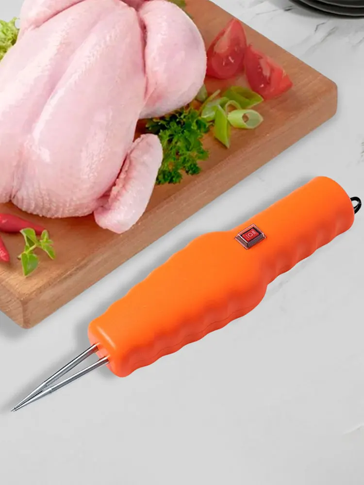 Máquina desplumadora de pollos eléctrica, herramienta de desplumado de pelo corto para aves de corral, depilación automática multifunción de pollo para pato y ganso