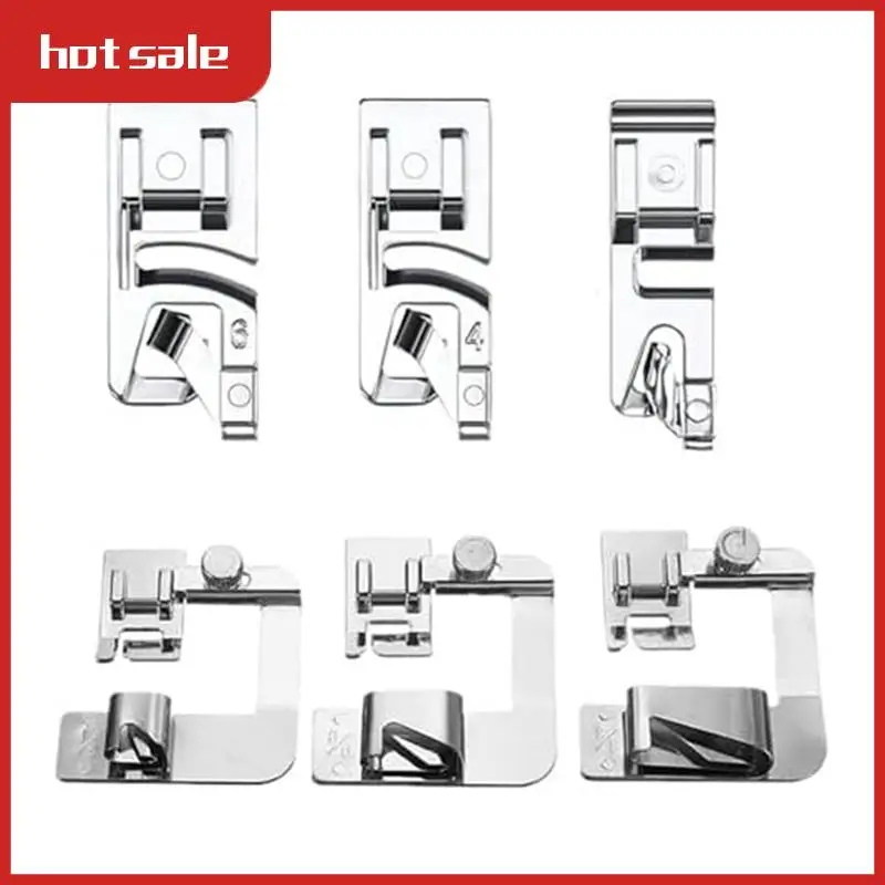 

6-Piece Hemming Feet - Hemming Foot Set For Singer, Brother, Babylock, Euro-Pro, More Durable Easy To Use