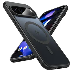 For Magsafe Magnetic Wireless Charging Case For Google Pixel 9 10 Pro XL Pixel9 Pro XL Clear Shockproof Matte Back Cover Coque