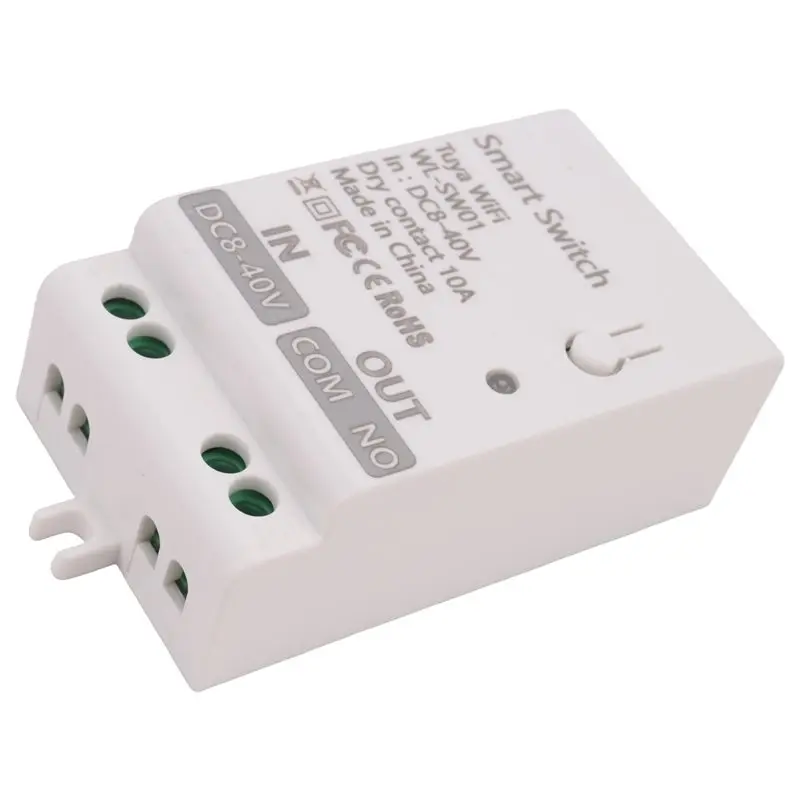 Y01A Tuya Smart Wifi Dry Contact Switch Module 10A Home Universal DIY Breaker Relay Work With Smart Life Alexa