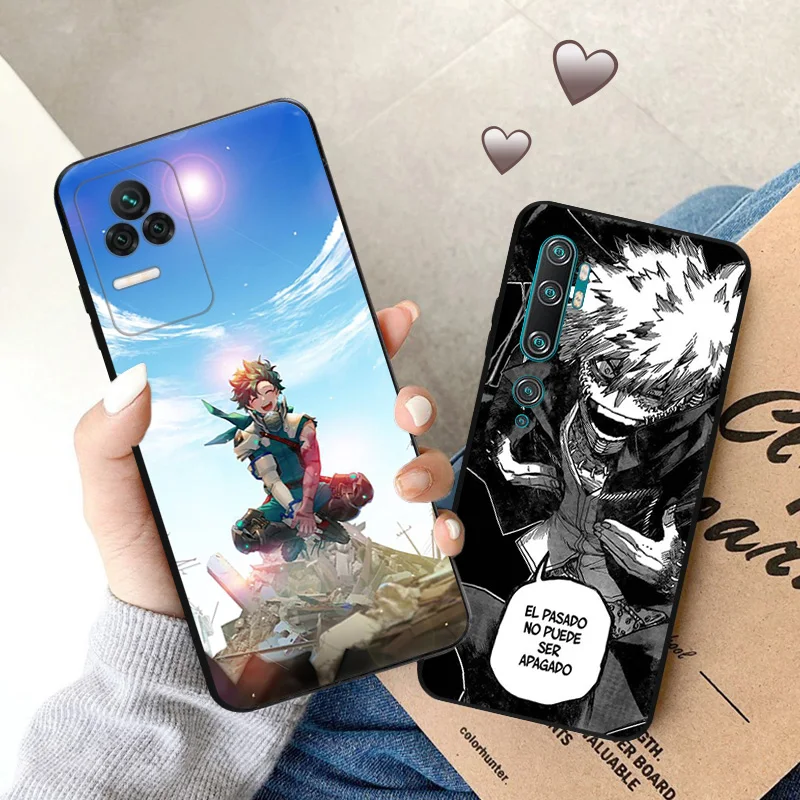 Ultra Thin Phone Case For Redmi Note11 11s A1 A2 Plus K60 K50 K40 Xiaomi 14 11t 11 Lite My Hero Academia Bakugou Katsuki Cover