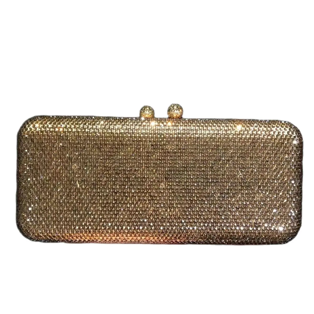 Strass Tas Glanzende Kristallen Steentjes Avondtas Bruiloft Clutch Tas Lange Tas Voor Vrouwen Mode Feest Schoudertas