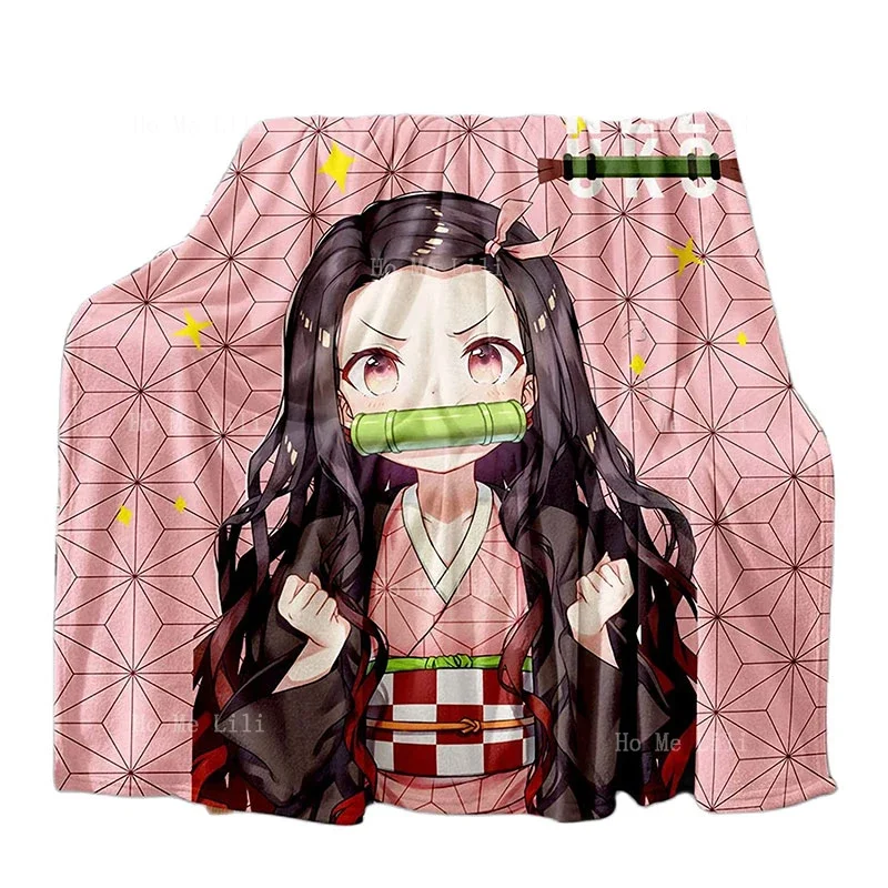 Anime Manga Cozy Soft Flannel Blanket For Bed Couch Living Room Travel  Camping Applicable