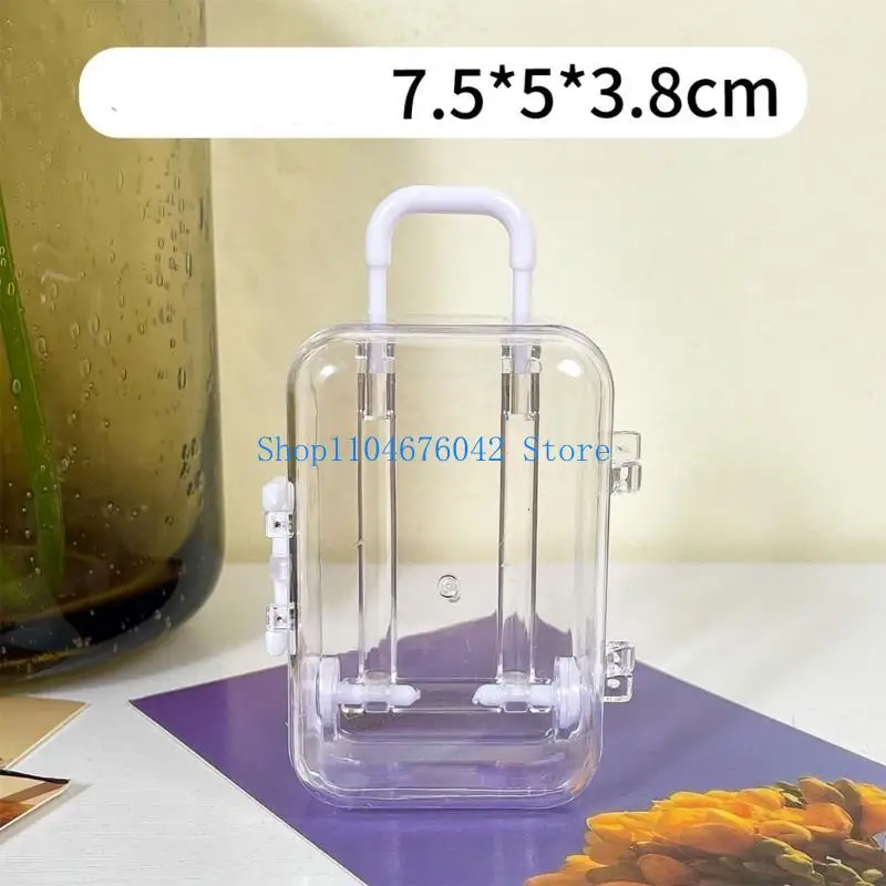 5asd Roller Travel Suitcase Candy Box Creative Wedding Small Luggage Trolley Case