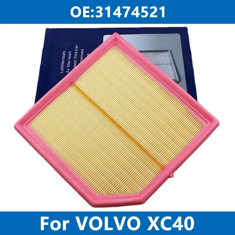 

Car Air Filter Cleaner Element 31474521 For VOLVO XC40 1.5T T3 2.0T D4 T2 T4 T5 D3 D5 AWD Engine Air Intake Filter 2017-