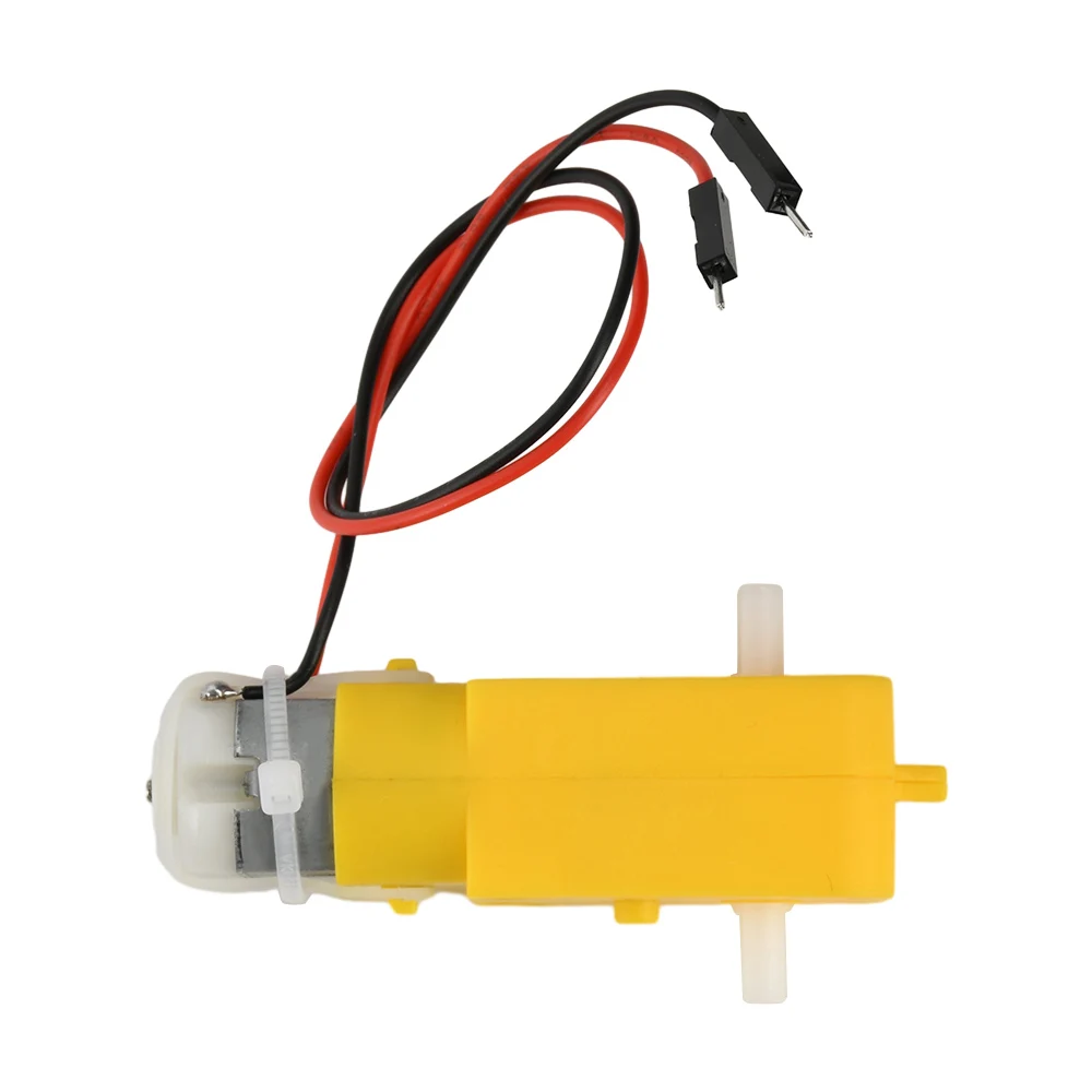 Двухосевой мотор-редуктор постоянного тока 3-6 В TT, мотор-редуктор 1:48, подходит для Arduino DIY, умный автомобиль, робот, вождение, игрушечный автомобиль, самолет