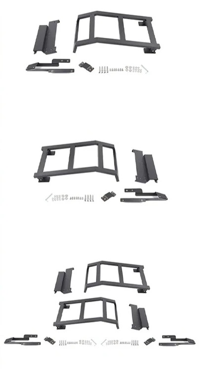 JeCar Car Rear Window Extension Ladder Aluminum Alloy Foldable For Ford Bronco Sports 2021 UP Exterior Accessories
