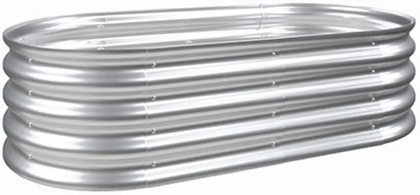 

1Pcs 4x2x1ft Galvanized Raised Garden Bed, Heavy Duty Planter Raised Beds for Outdoor for Vegetables,Flowers &Herbs, Rust-Resist