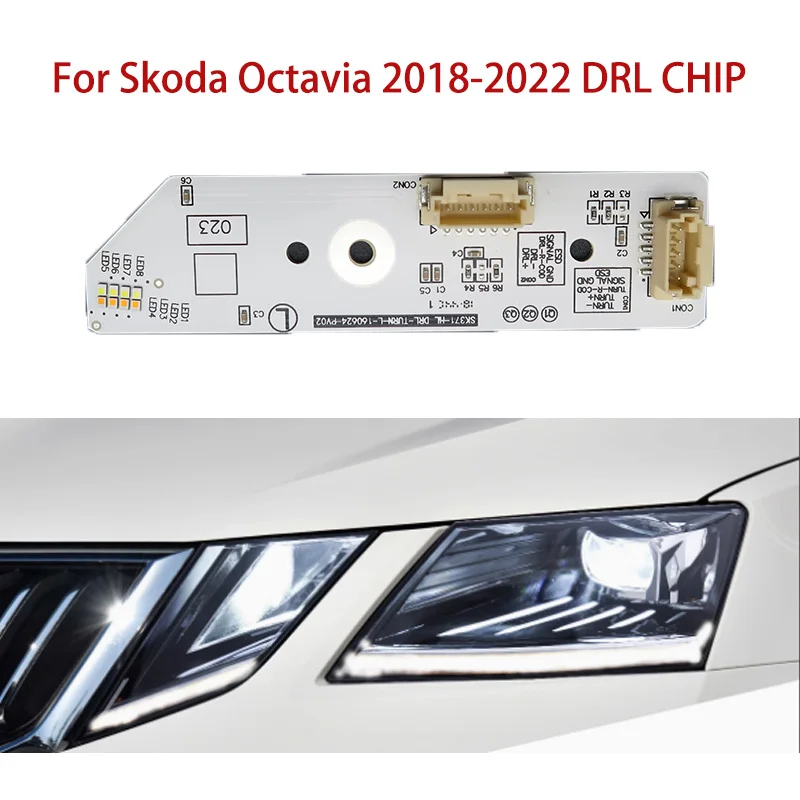 

Балластный источник света чип для Volkswagen Skoda Octavia дневная фара Angel Eye 18-22 автомобильный чип направляющая пластина белый свет