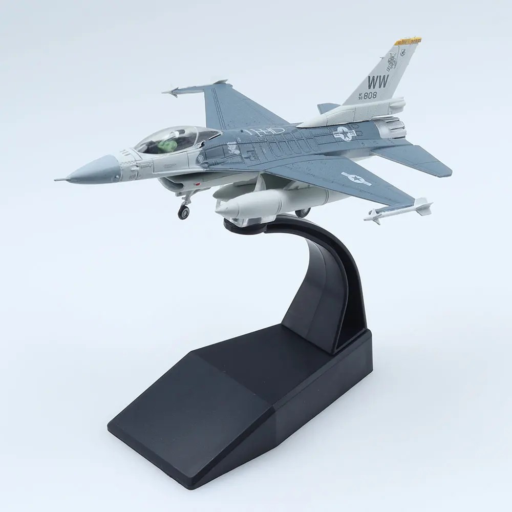 

1/100 F16C литая под давлением модель самолета истребителя модели самолетов для подарка