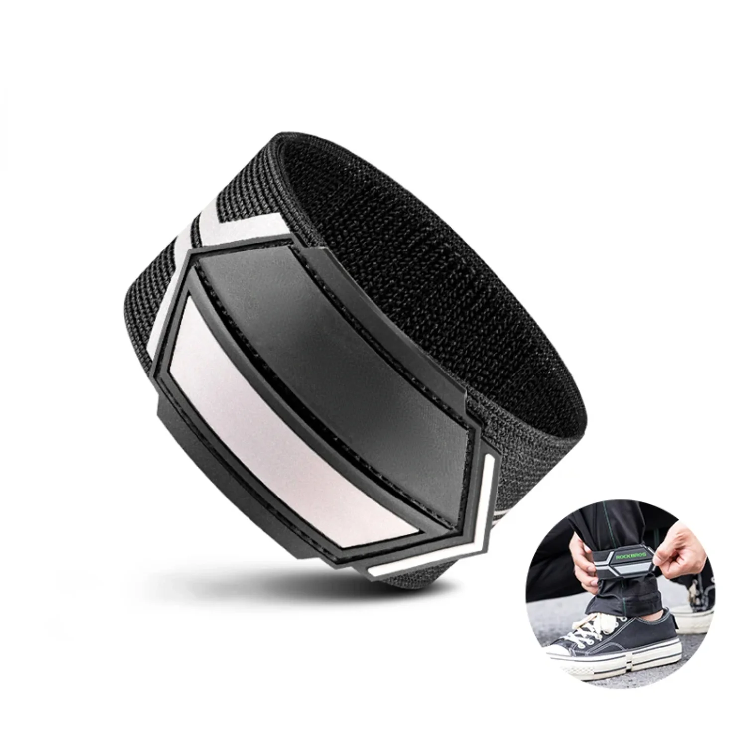 Cycling Bicycle Pants Hand Clip Reflective Belt Sports Safety Running Bike Spirituality Light Belt Riding Ankle Support