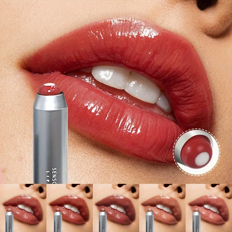 Ледяная увлажняющая помада 2-в-1, зеркальная глазурь для губ, водостойкая долговечная увлажняющая помада, пухлый блеск, идеальный подарок