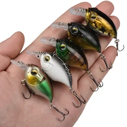 1Pcs Crankbait Minnow Fishing Lures 60mm 8.5g Wobblers Artificial Hard Bait Floating Bass Lure Plastic Fish Fishing Tackle