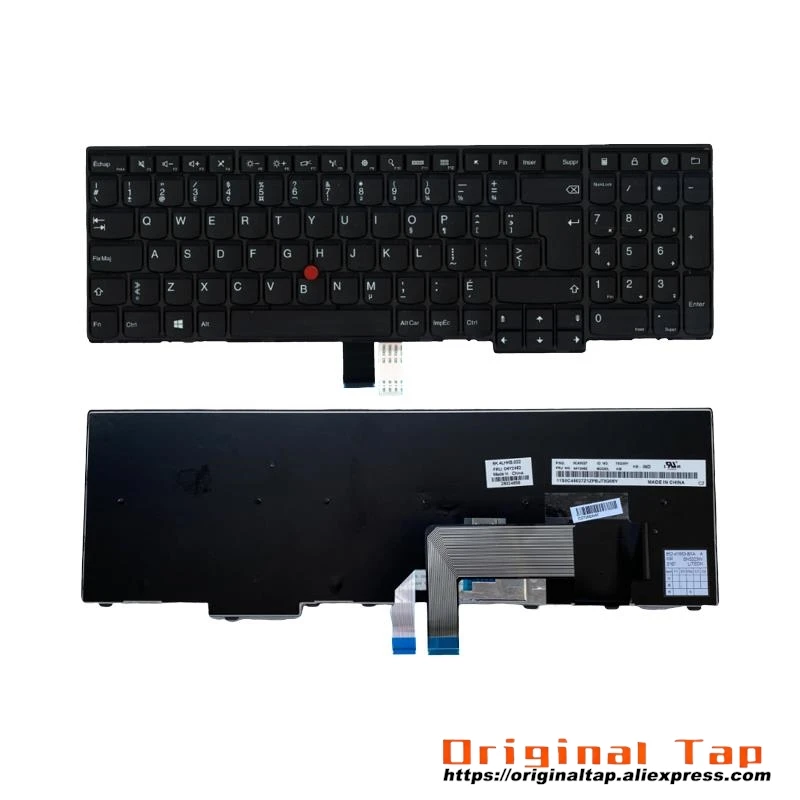 CFR Canadian French Keyboard for Lenovo Thinkpad P50s T560 W540 T540p W541 T550 W550s L540 L560 04Y2350 00PA577 00PA618 04Y2428