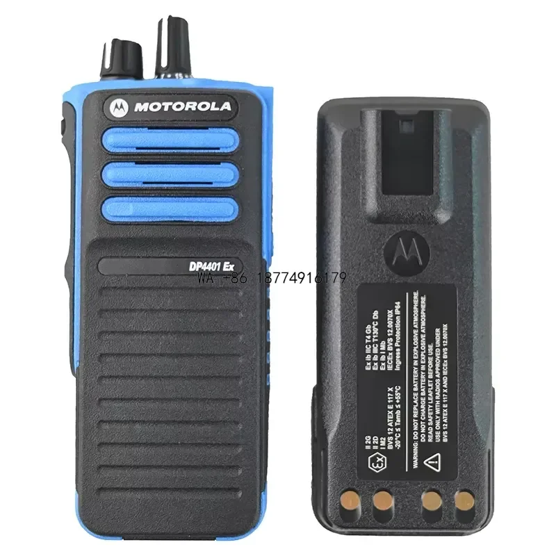 wmwmnu DP4401Ex Professional Rugged ATEX Wireless Handheld Digital Mobile Radio GPS AES-256 Explosion-Proof Walkie-Talkie