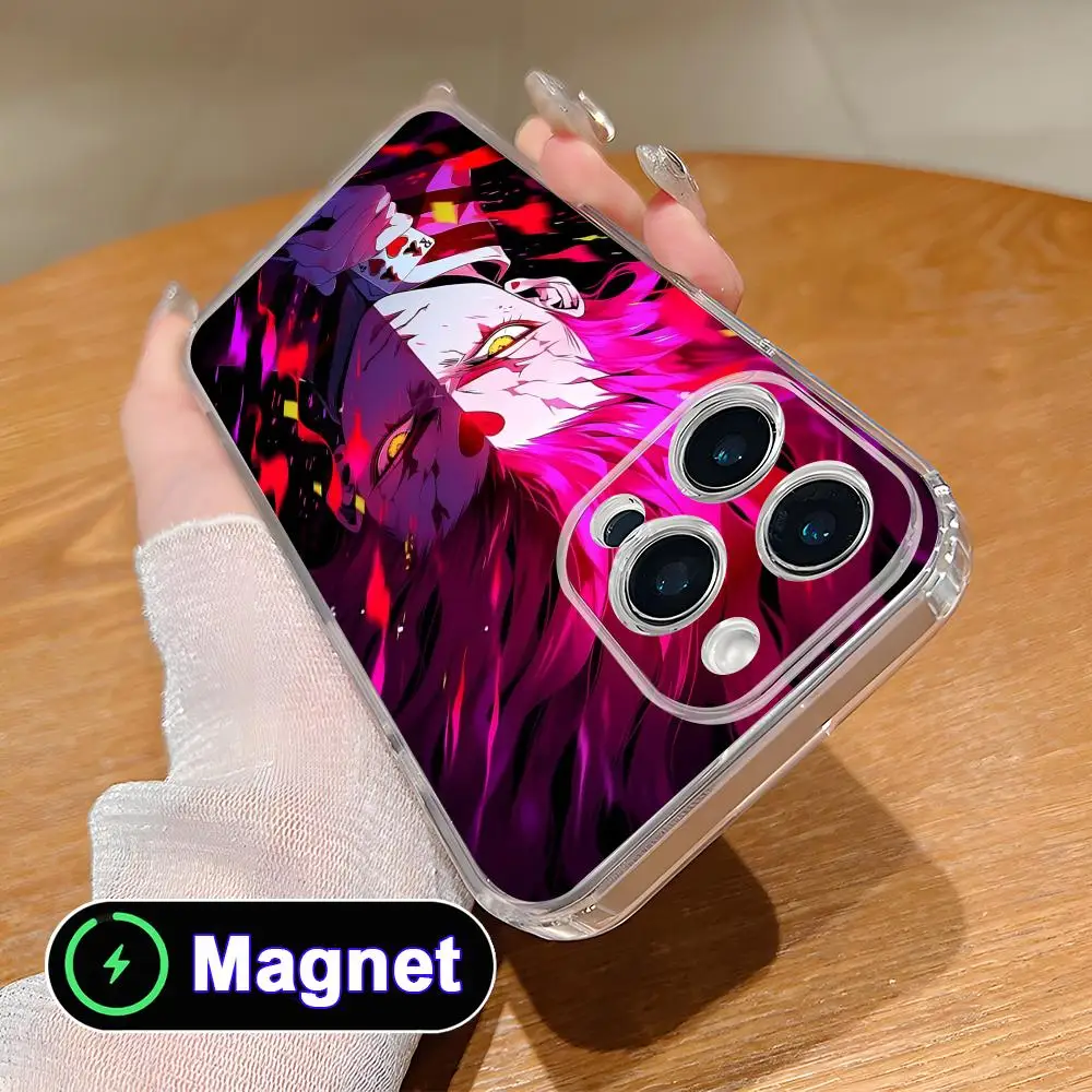 Hunter Hisoka Phone Case for iPhone 17 16 15 14 13 12 11 Air Pro Max Plus Mini Soft TPU Clear Magsafe Cover