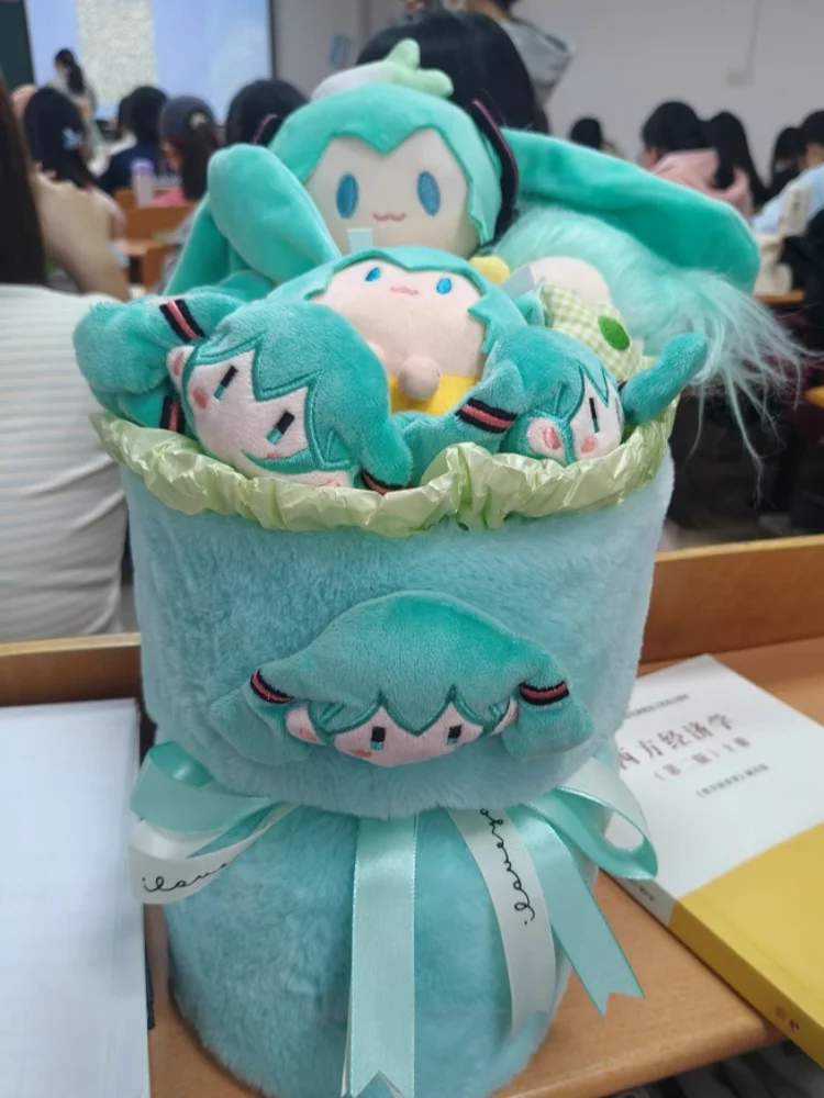 

Kawaii Miku Anime Flower Bouquet Cute Birthday Gift For Girls Creative Valentine'S Day Present For Girlfriend Graduation Gift