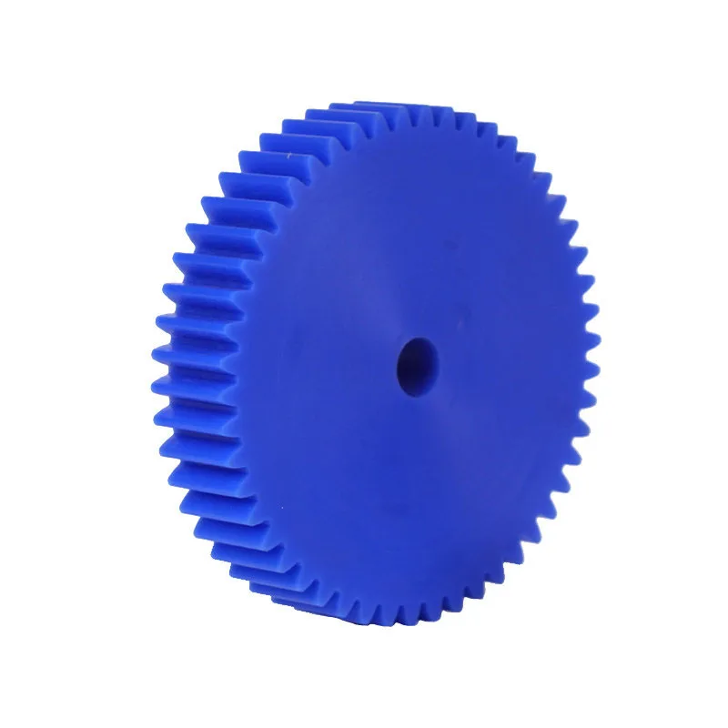 1Pcs 2Mod Plastic Flat Cylindrical Gears Spur Gear 12 13 14 15 16 17 18 19 20 21 22 23 24 25-100 Teeth Blue Nylon
