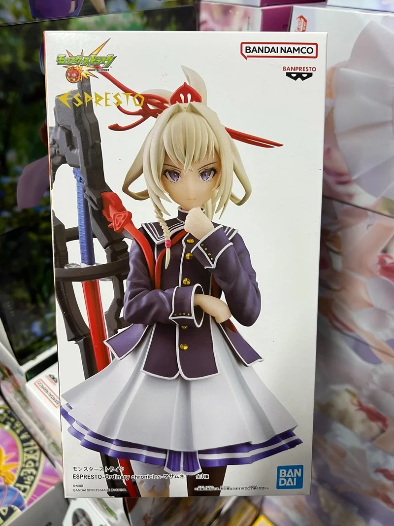 original Monster Strike Masamune Yakumo Anime Figure Action Figurine BANDAI BANPRESTO Collection Model Toys Holiday Gifts