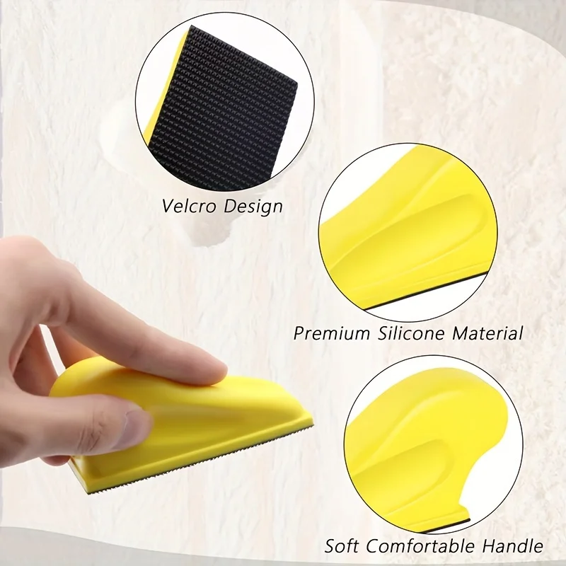 71 قطعة من أدوات الصنفرة الصغيرة للمشروعات الصغيرة: أدوات صنفرة تفاصيل مقاس 3.5 بوصة × 1 بوصة مع ورق صنفرة، حصى 80-600 للحرف الخشبية #5