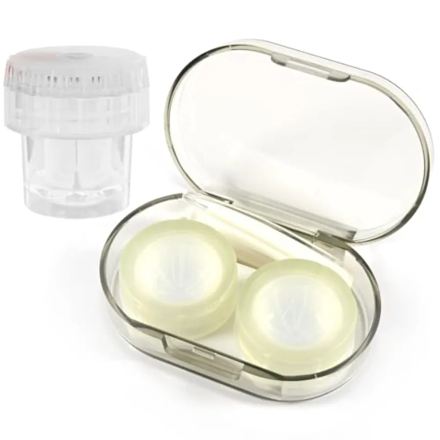 Travel Size Transparent Contact Lens Cleaner Kit