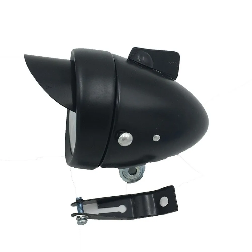 

Новый велосипедный фонарь из хромированной стали, металлический корпус, простая установка, светодиодный фонарь для велосипеда, передний фонарь для велосипеда с батарейным питанием, безопасное освещение