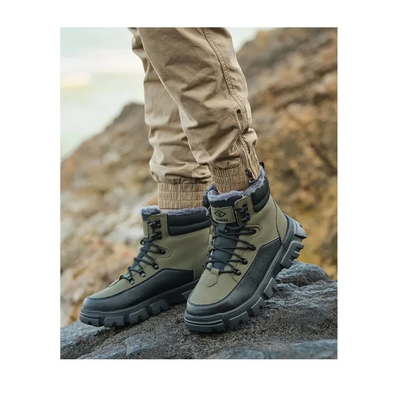 New Men Safety Boots Steel Toe Cap Work Shoes Lightweight Indestructible Winter Waterproof Protective Work Boots Size 38-44